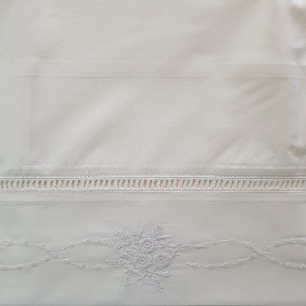 Embroidered Cotton Pillowcases