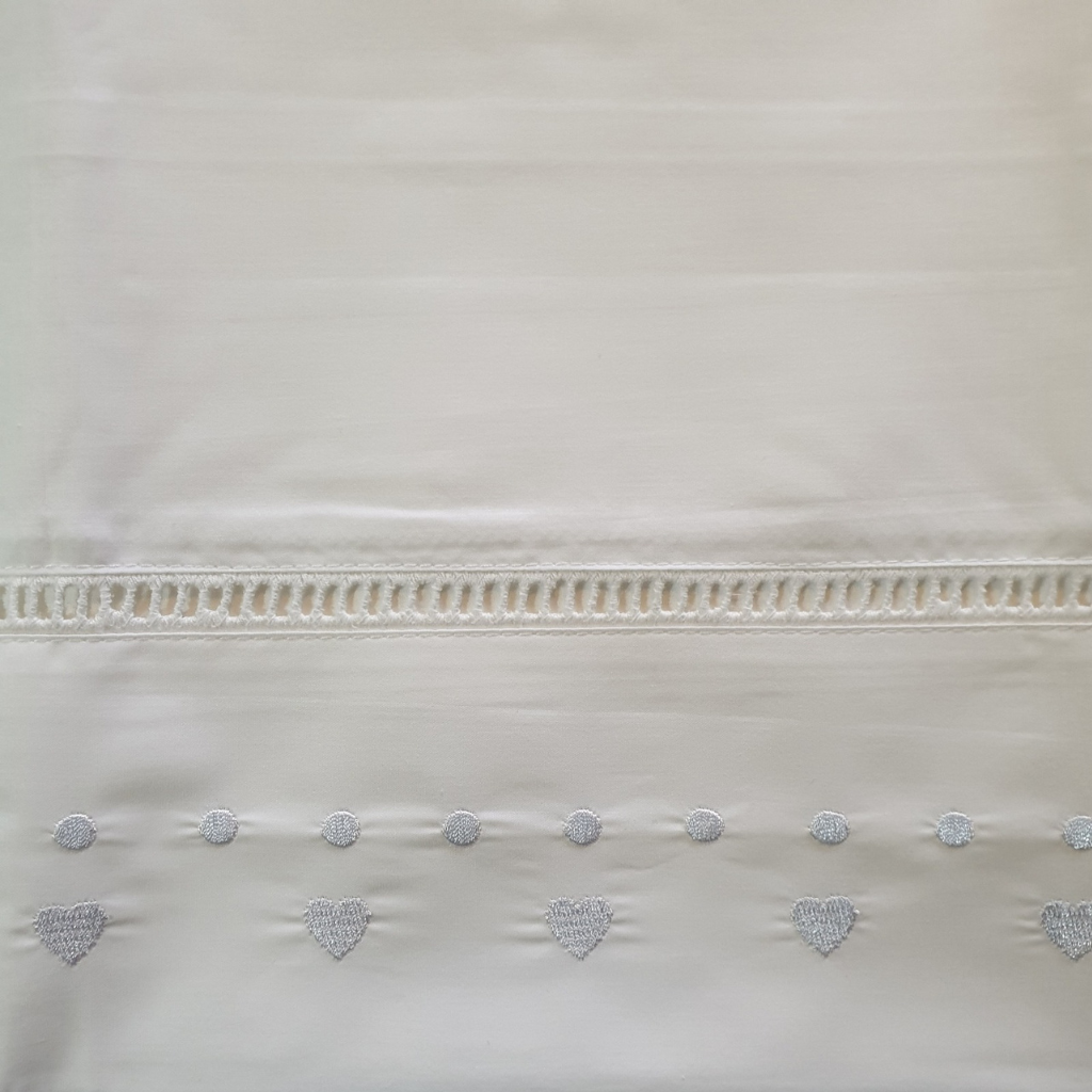 Embroidered Cotton Pillowcases