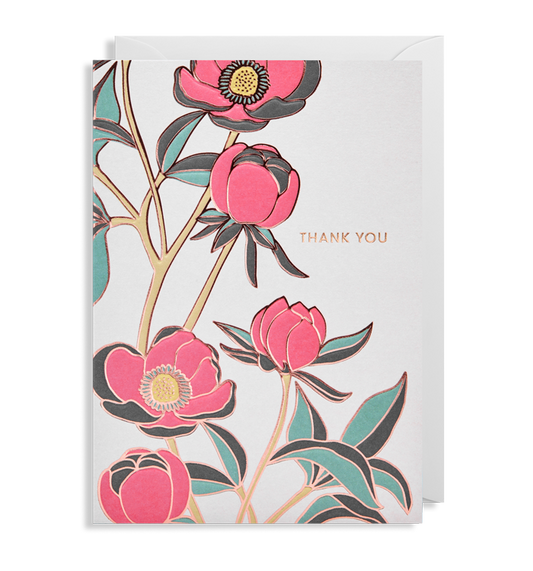 Thank You Floral Card