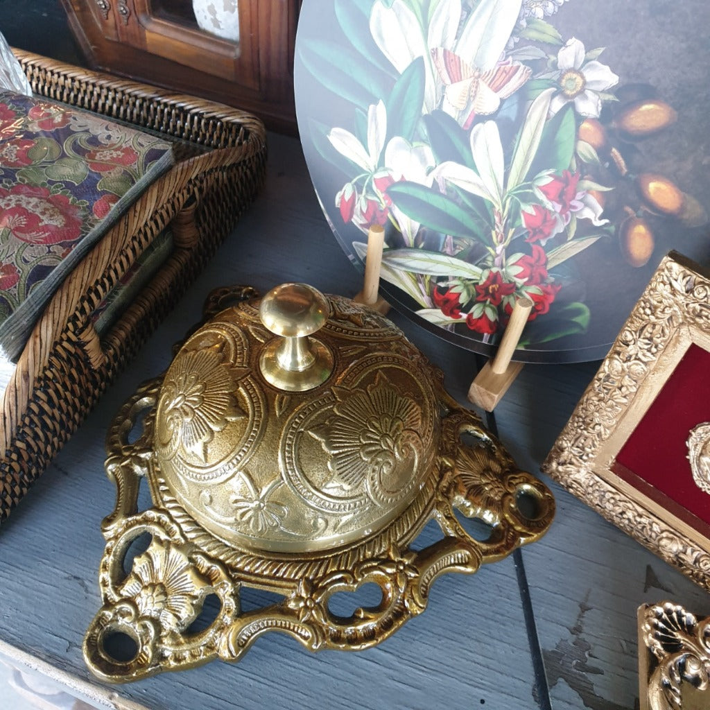 Floral Table Bell