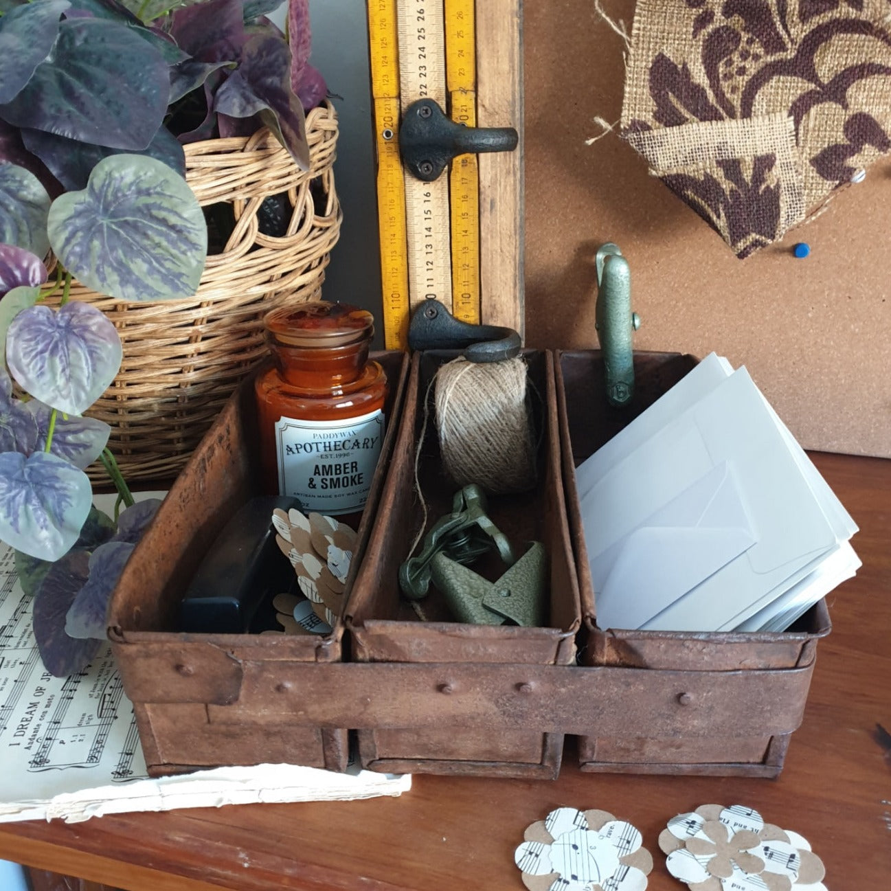 vintage storage tray