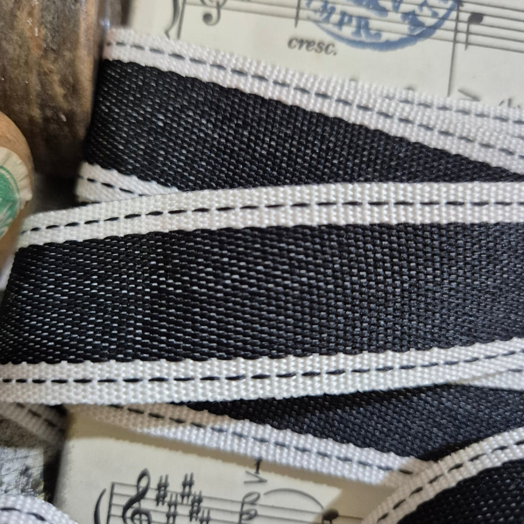 Ashton Cotton Ribbon | Black