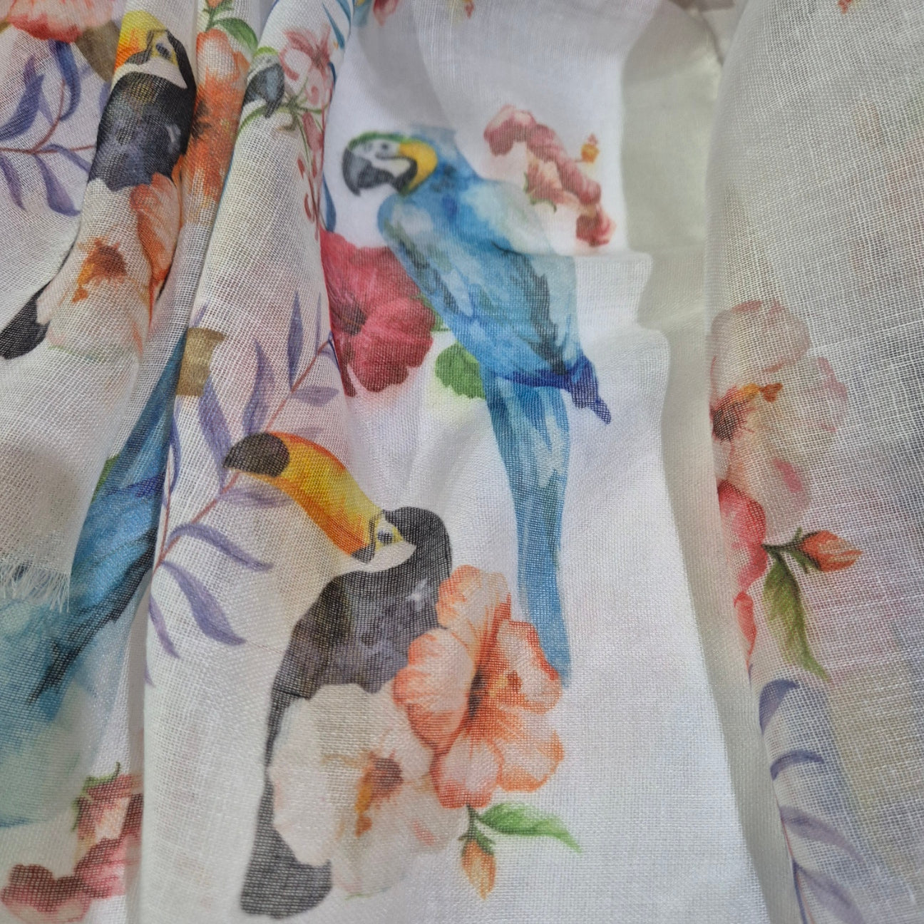 Tropical Bird Scarf