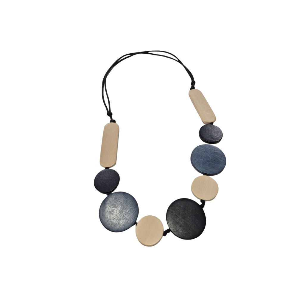 Black Grey White Necklace