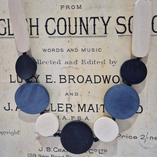 Black White Grey Necklace Styled