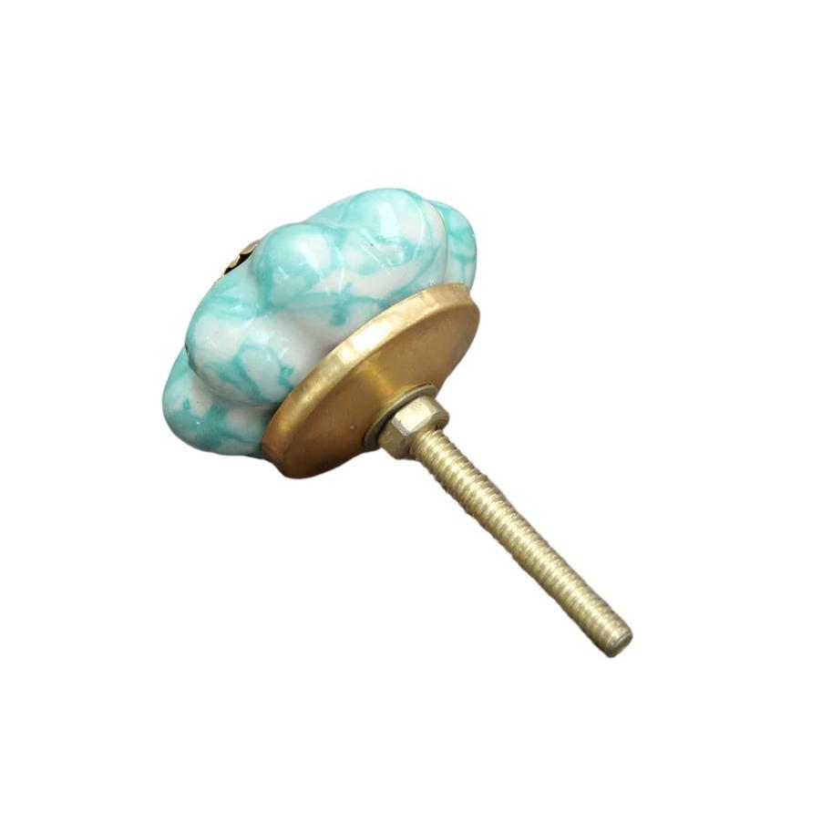 Teal Cloud Knob