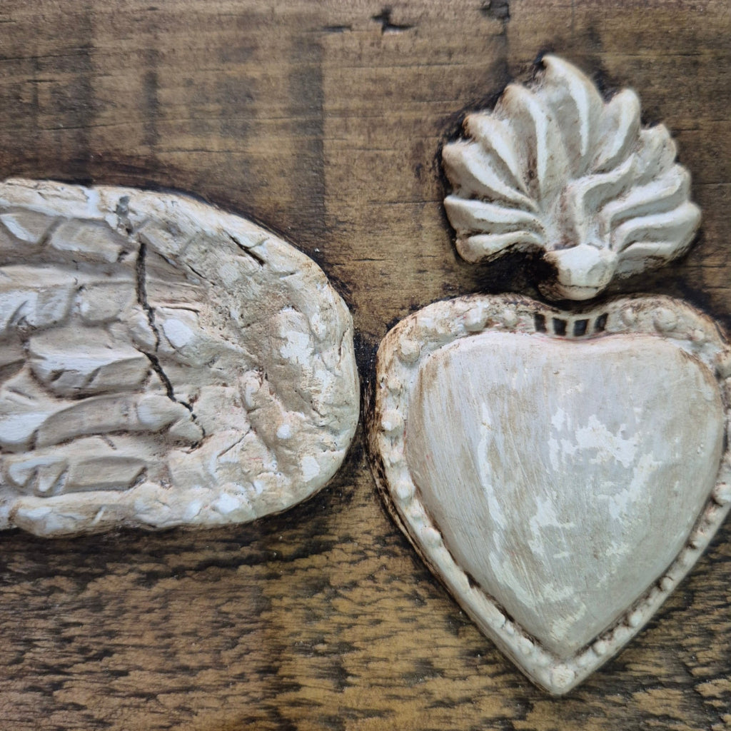 Close UP Heart and Wings