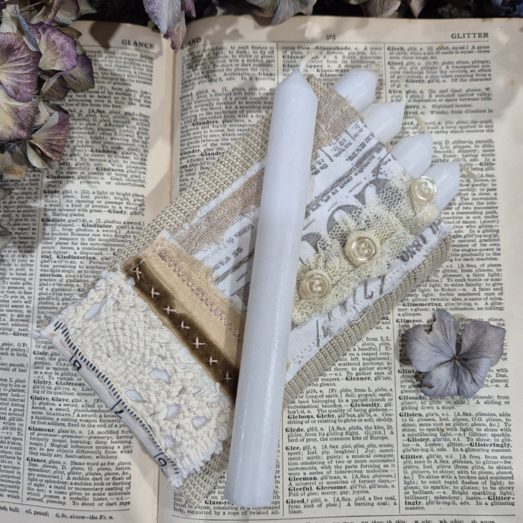 Velvet Carol Candle Gift Bag