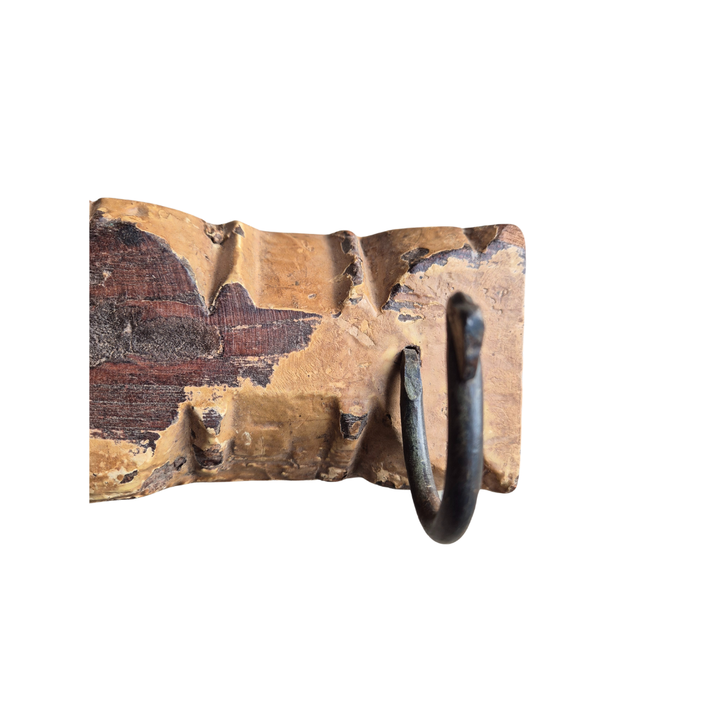 Rustic Recycled Wood 3 Hook