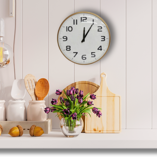 Country Kitchen Wall Clock