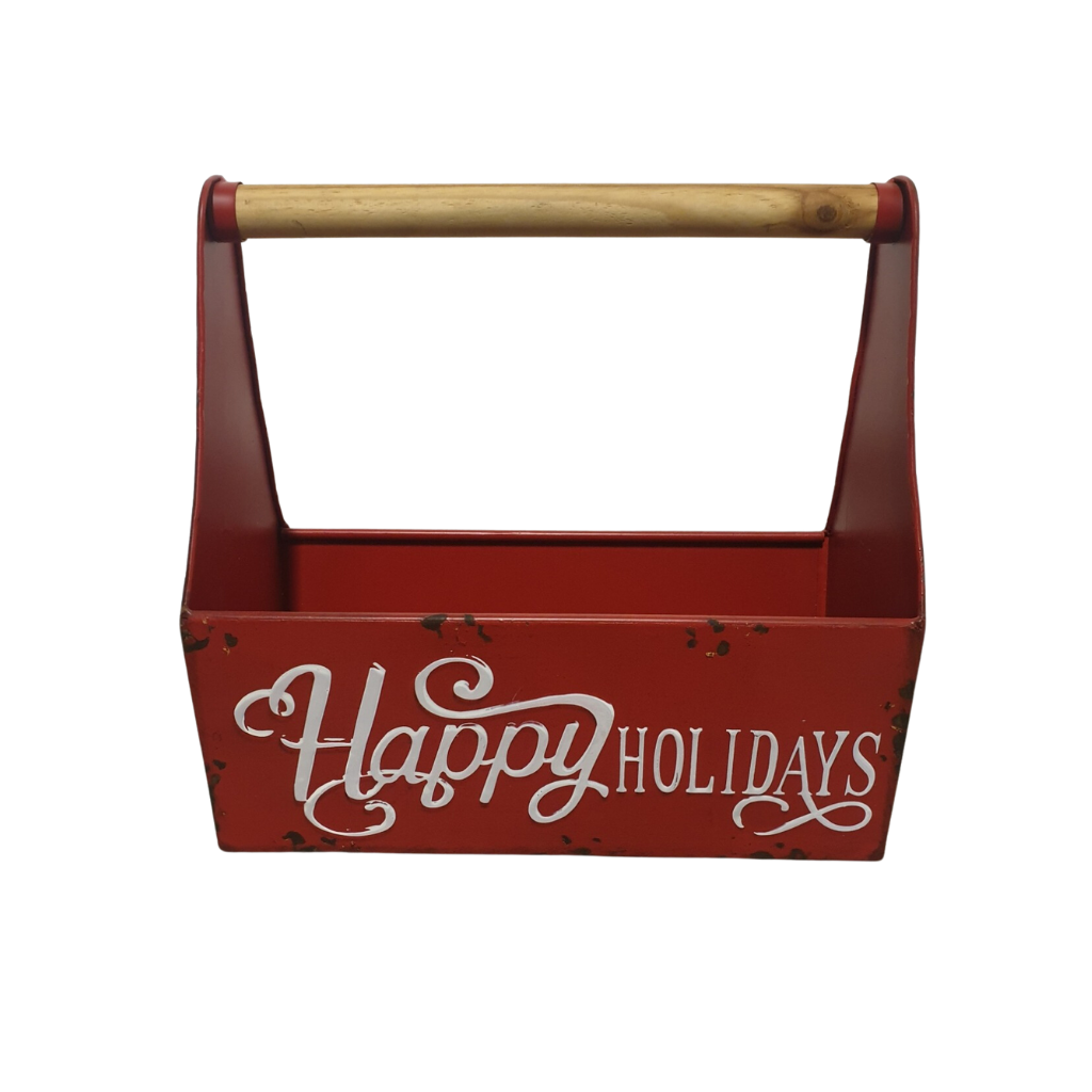 Red & White Carry Holder
