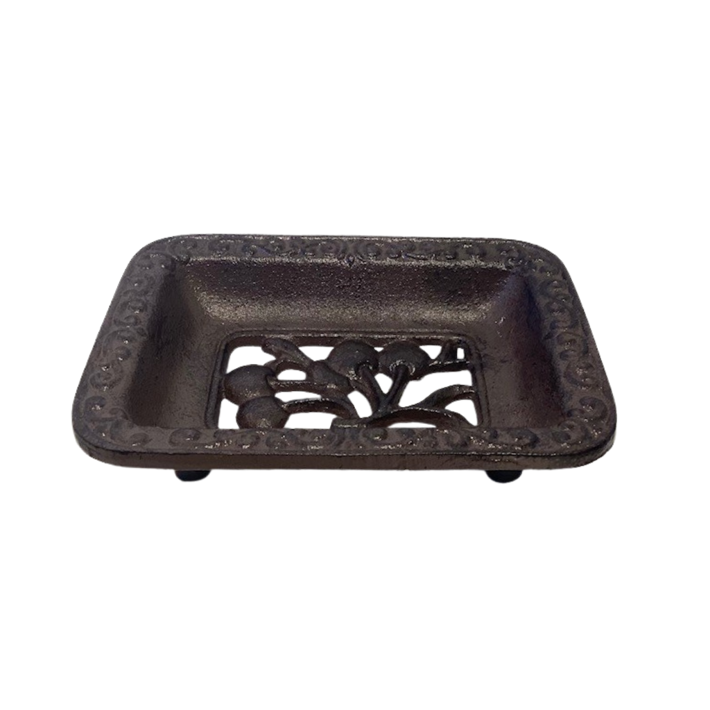 Cherry Cast Iron Soap Dish
