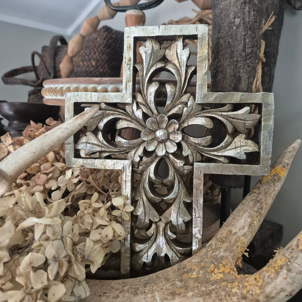 Decorative Metallic Cross
