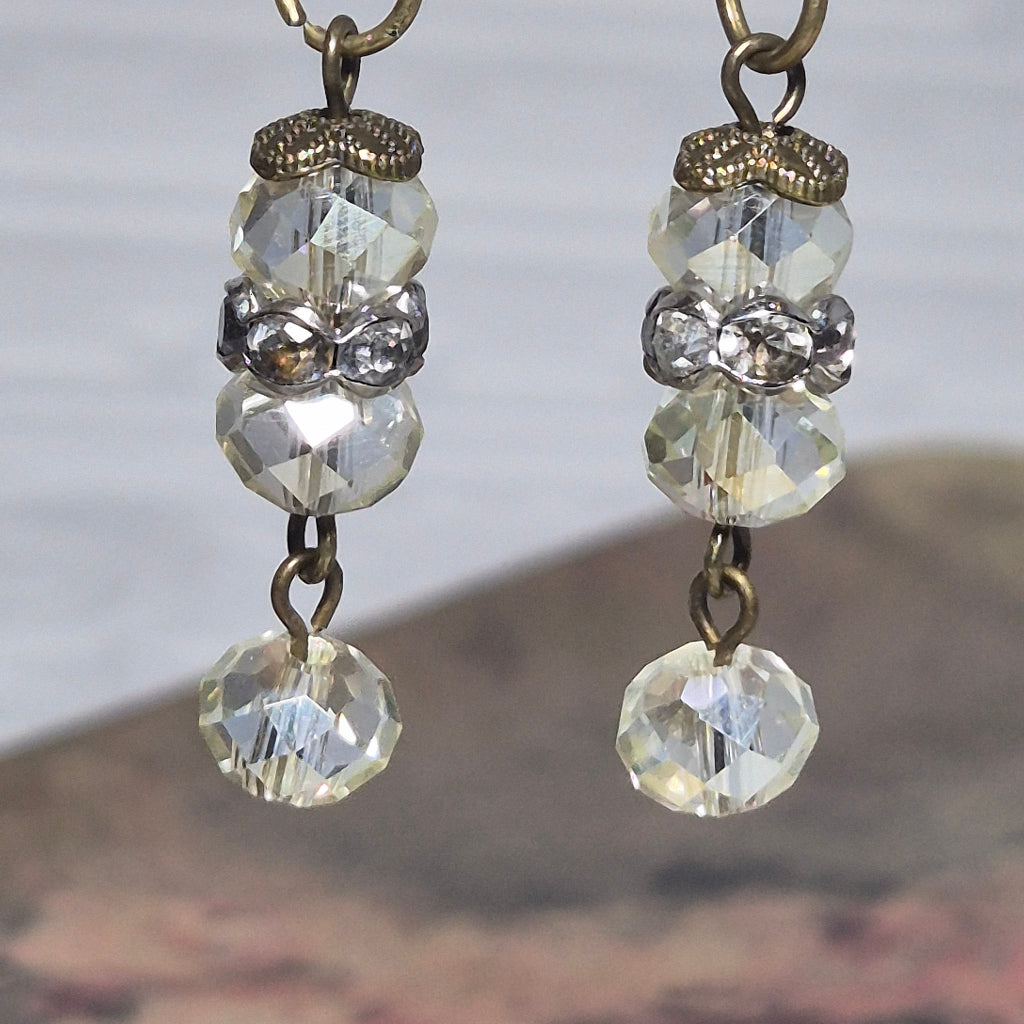 Diamante Earring Close up