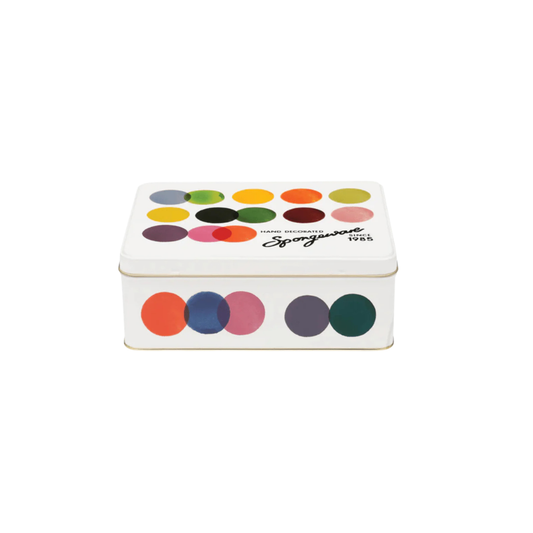 Emma Bridgewater Colour Palette Spongeware Tin | Bakery Tin | Biscuit Tin