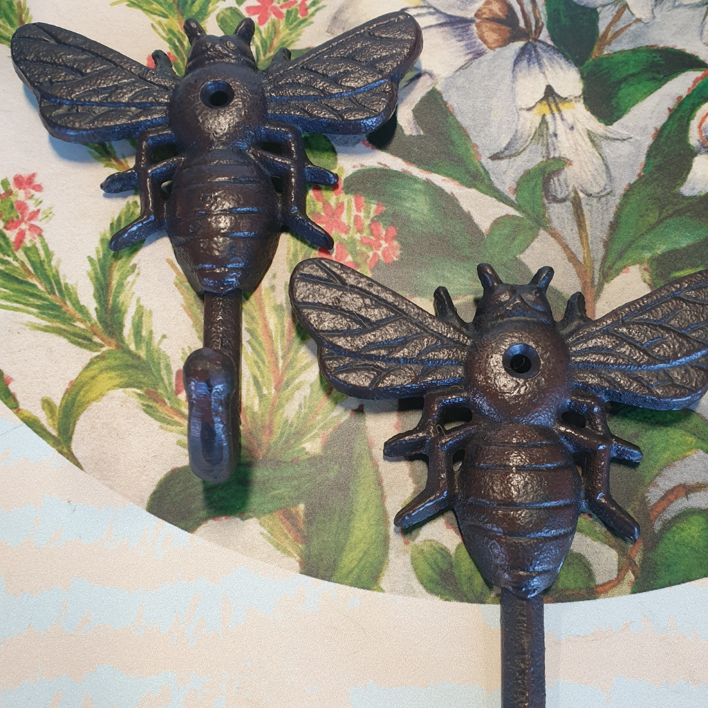 Cast Iron Bee Coat Hook