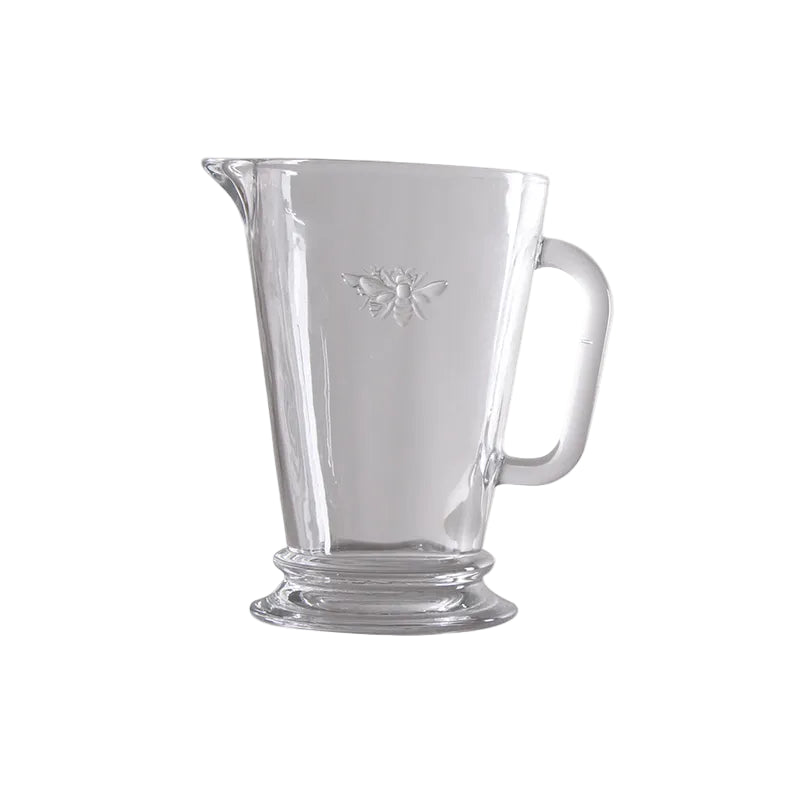French Bee Glass Water Jug