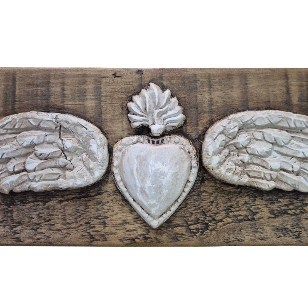 Front View Plaque of Heart