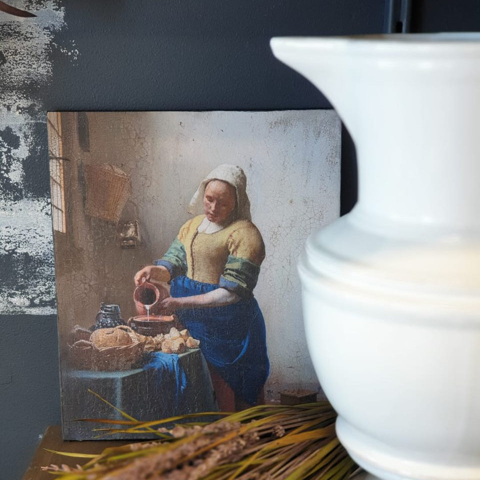 Milk Maid Plaque