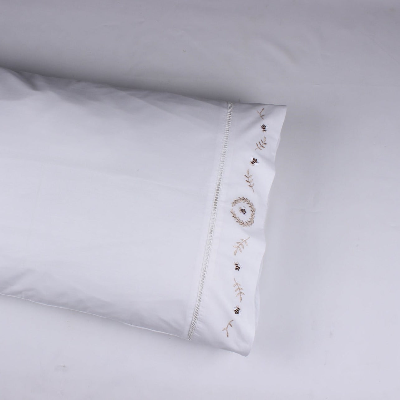 Embroidered Cotton Pillowcases