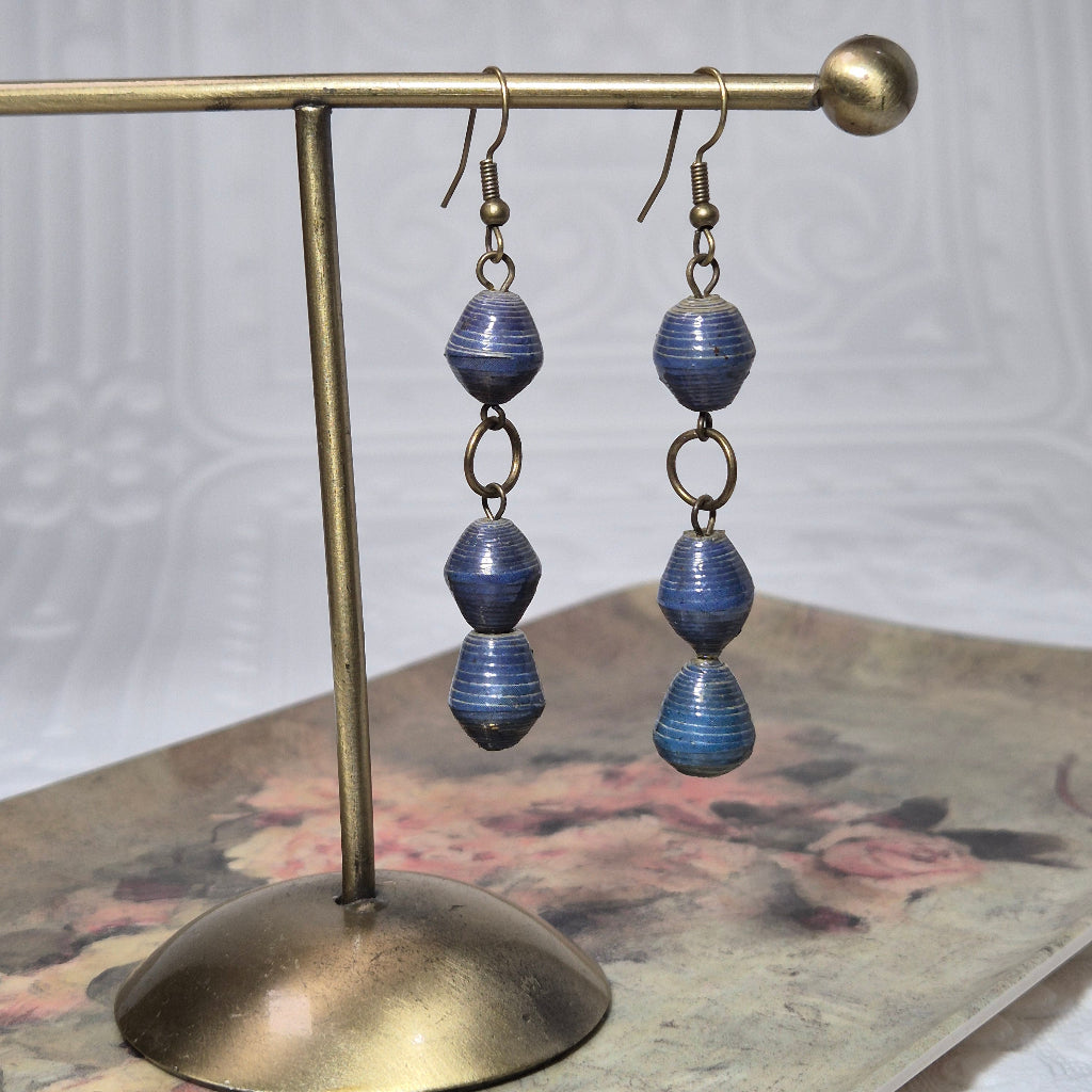 Moody Denim Earrings