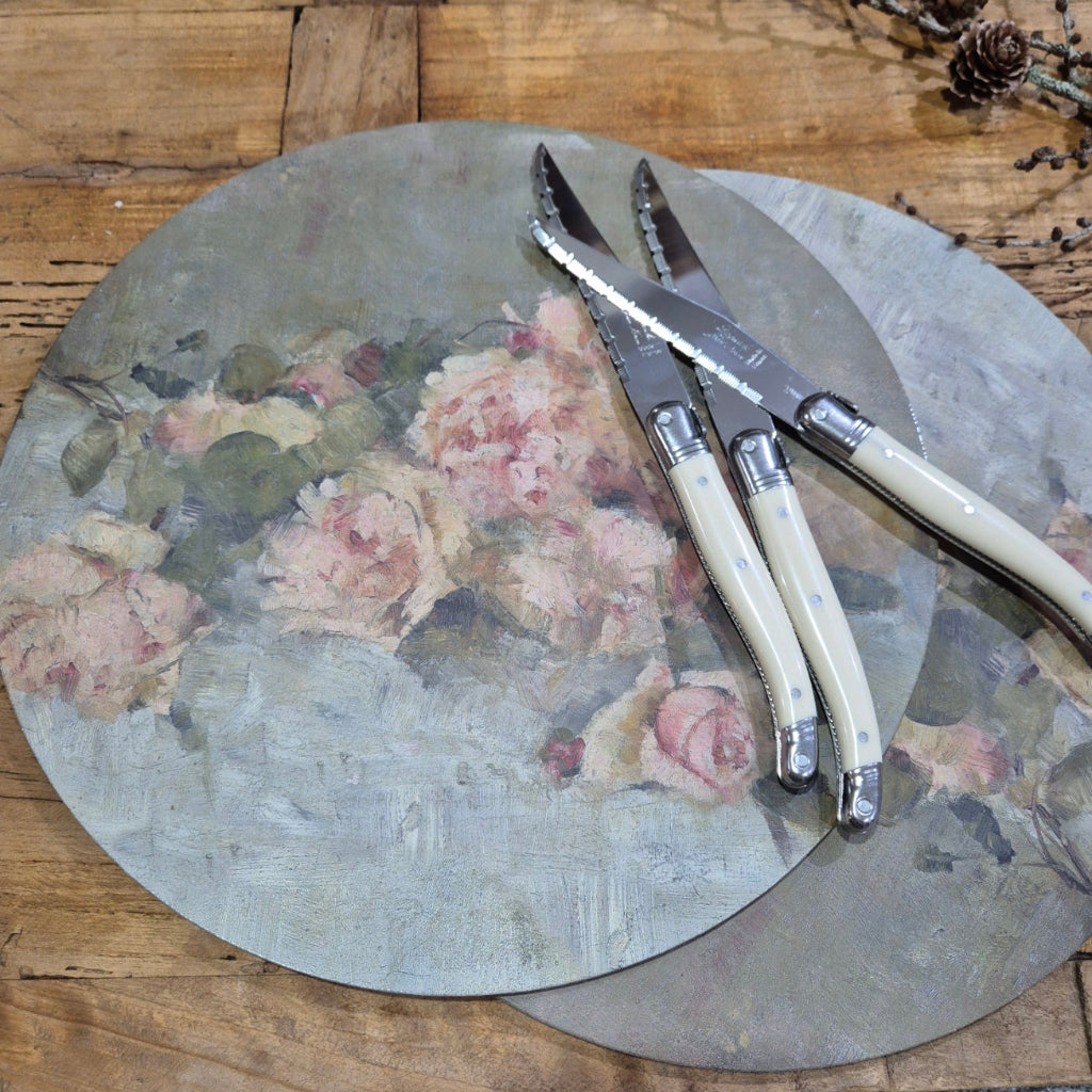 Placemats Round Old Masters