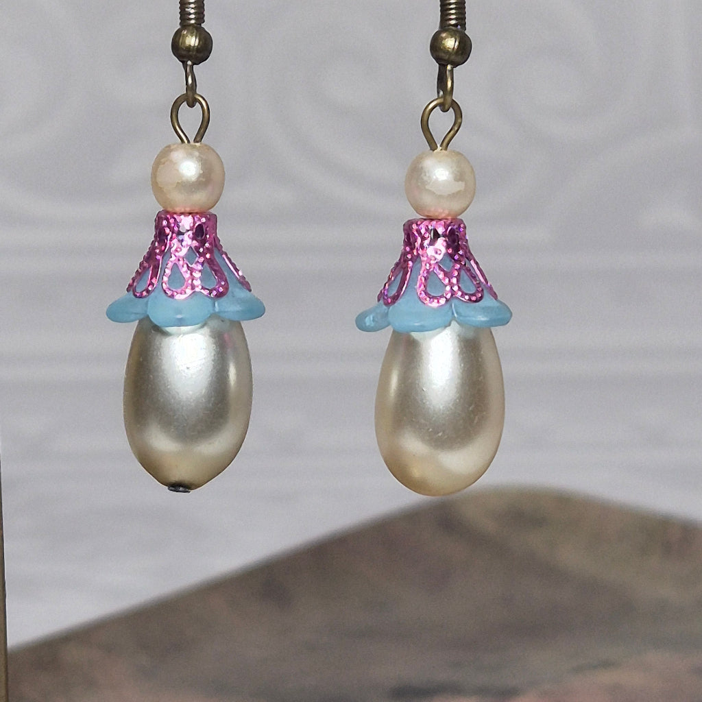 Pink Lady Close Up Earrings