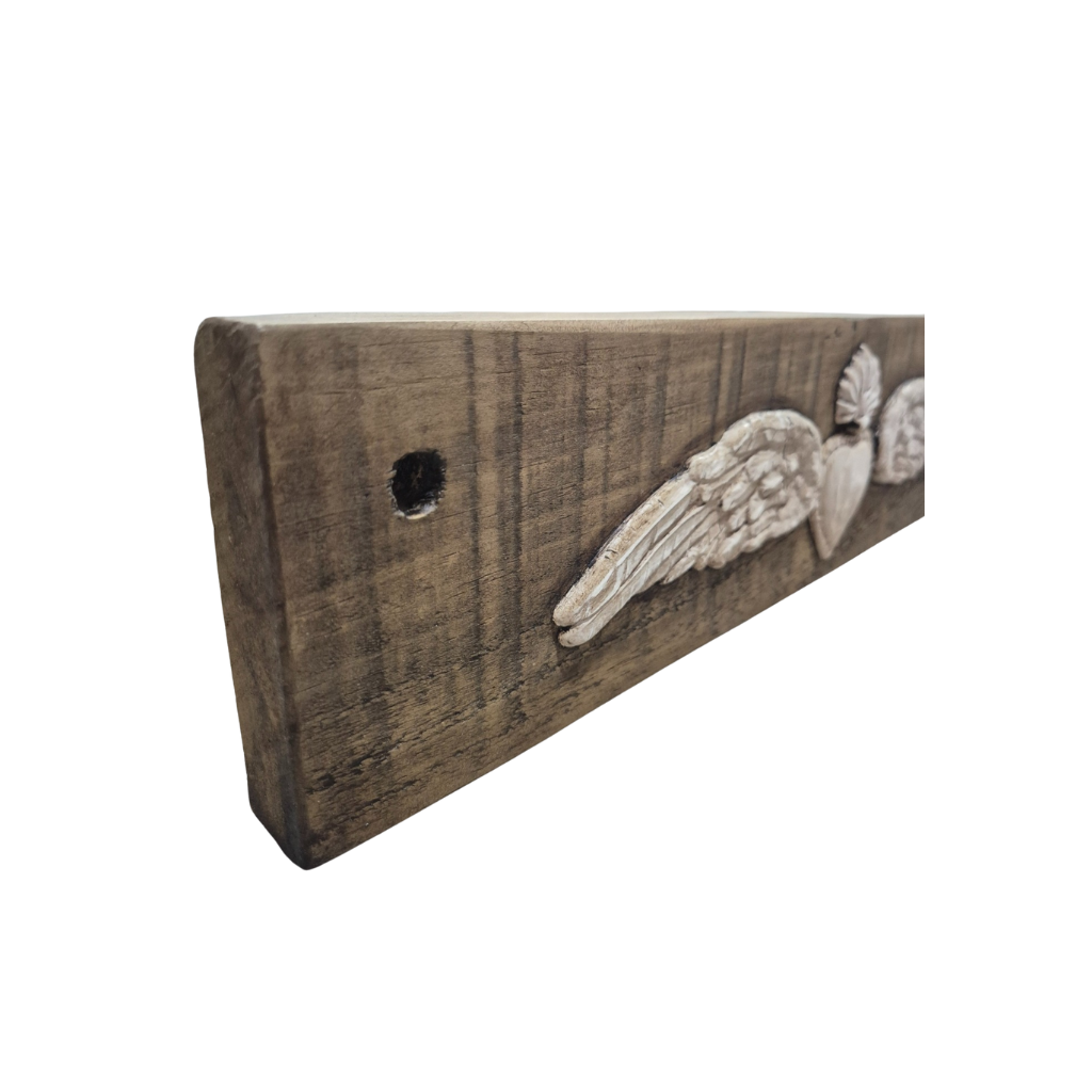 Side View Heart Plaque