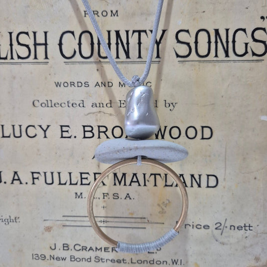 Stones of Silver Necklace