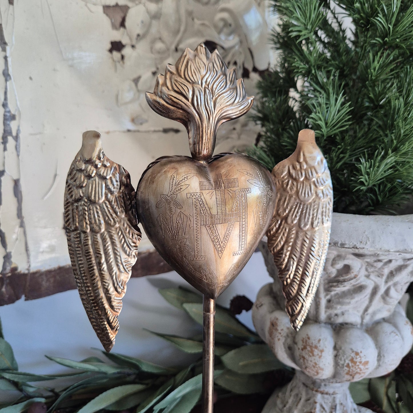 Milagro Open Heart with Wings