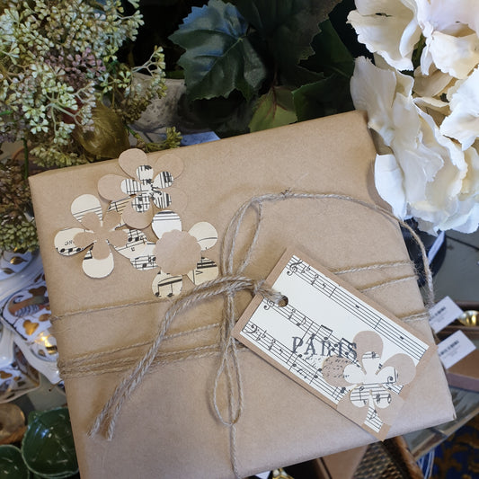 Gift Tags and Flowers