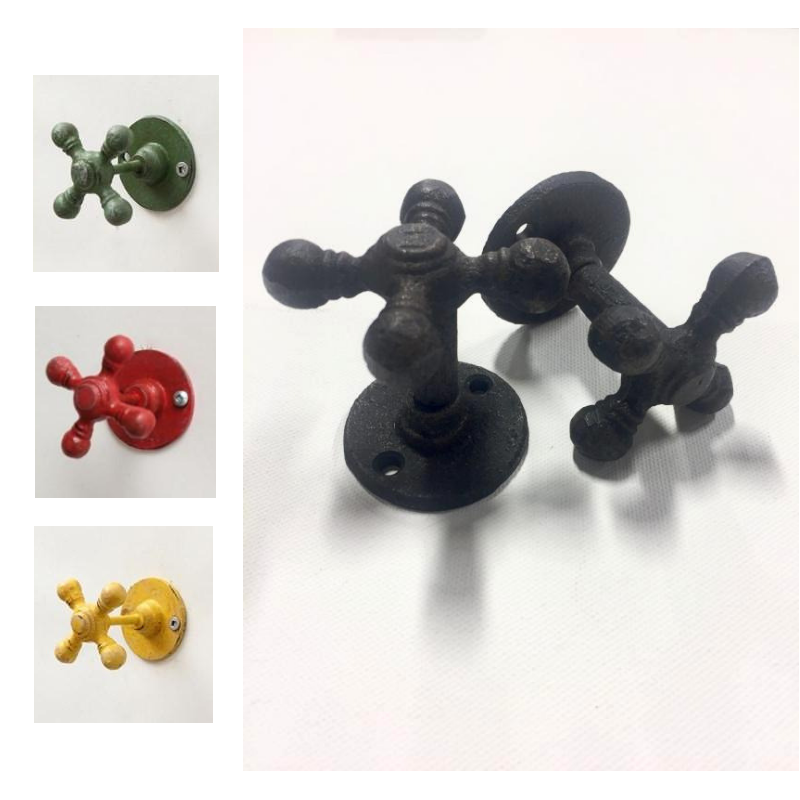 Painted tap hooks