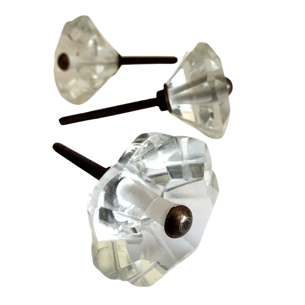Walker Flower Glass Knob