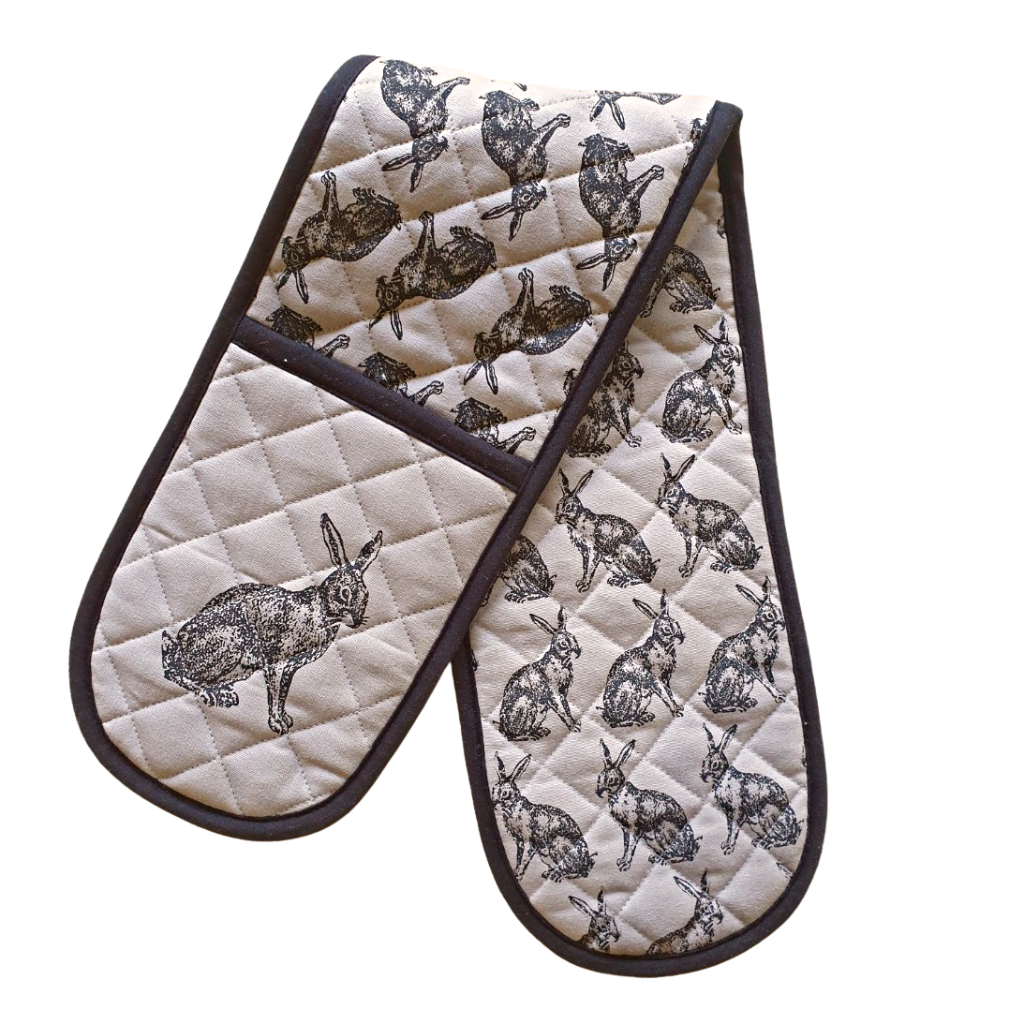 Hare Double Oven Mitt