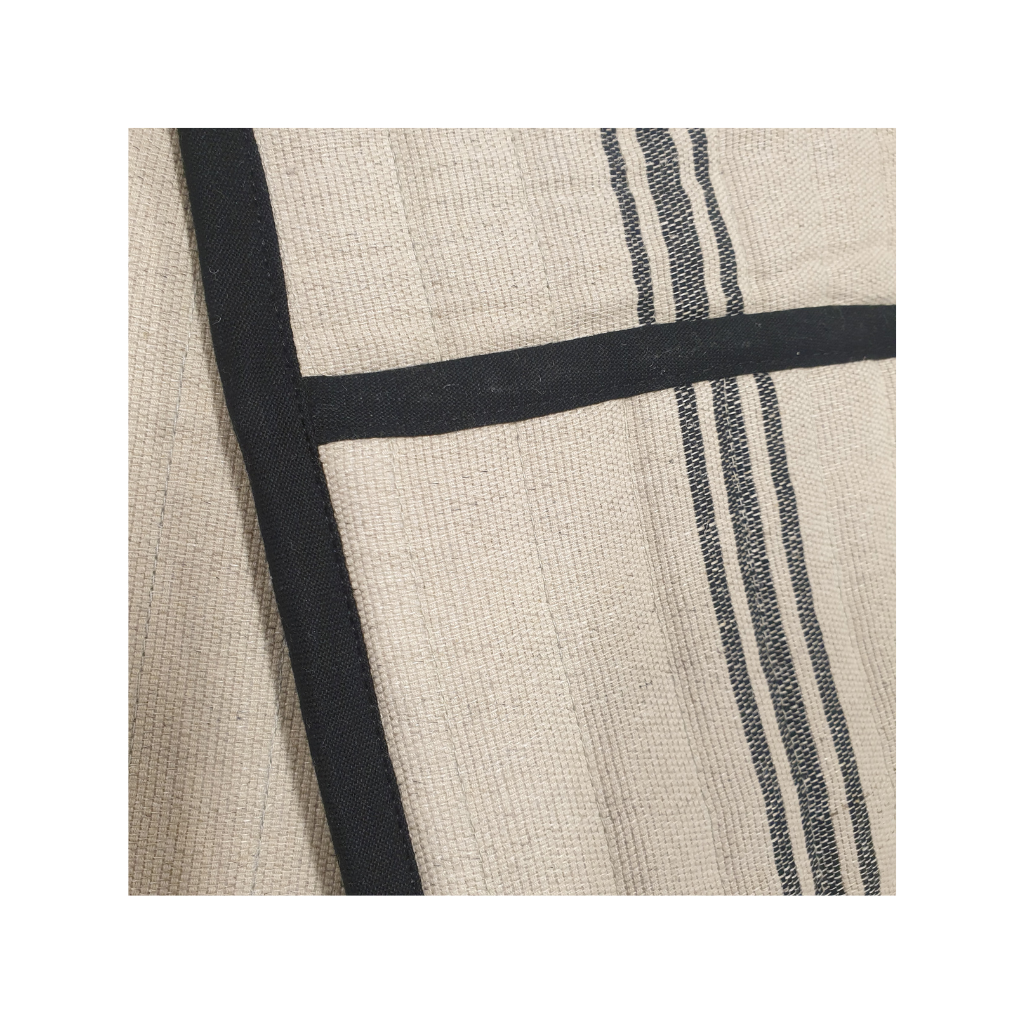 Hemp Stripe Double Oven Mitt