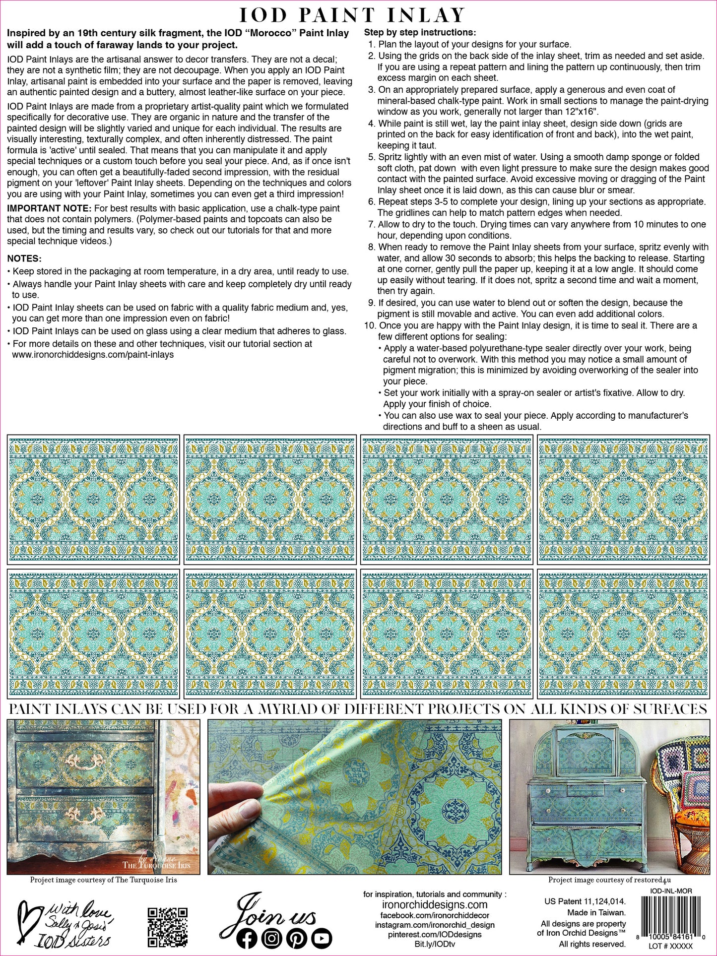 IOD Paint Inlay | Morocco