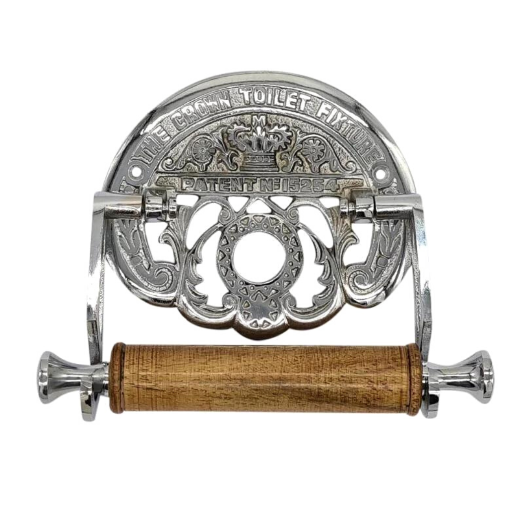 Crown Toilet Roll Holder | Chrome SECOND