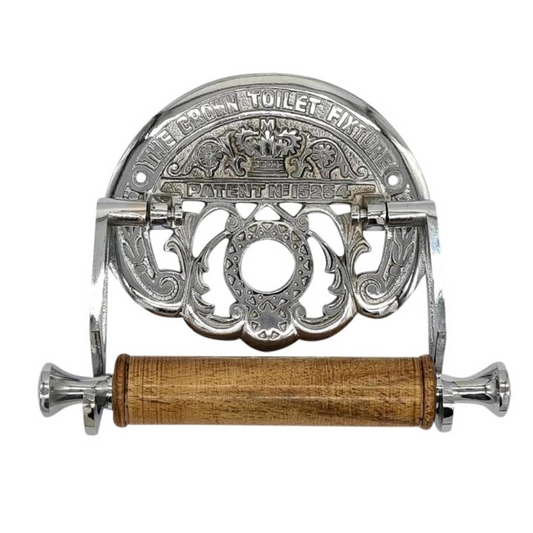 Crown Toilet Roll Holder | Chrome SECOND