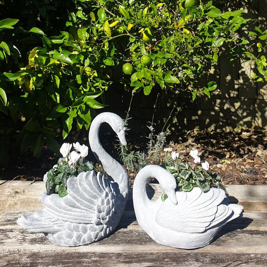 Swan Outdoor Planter