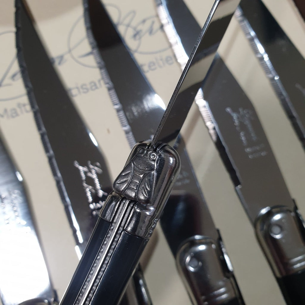 Close up Laguiole Steak Knife