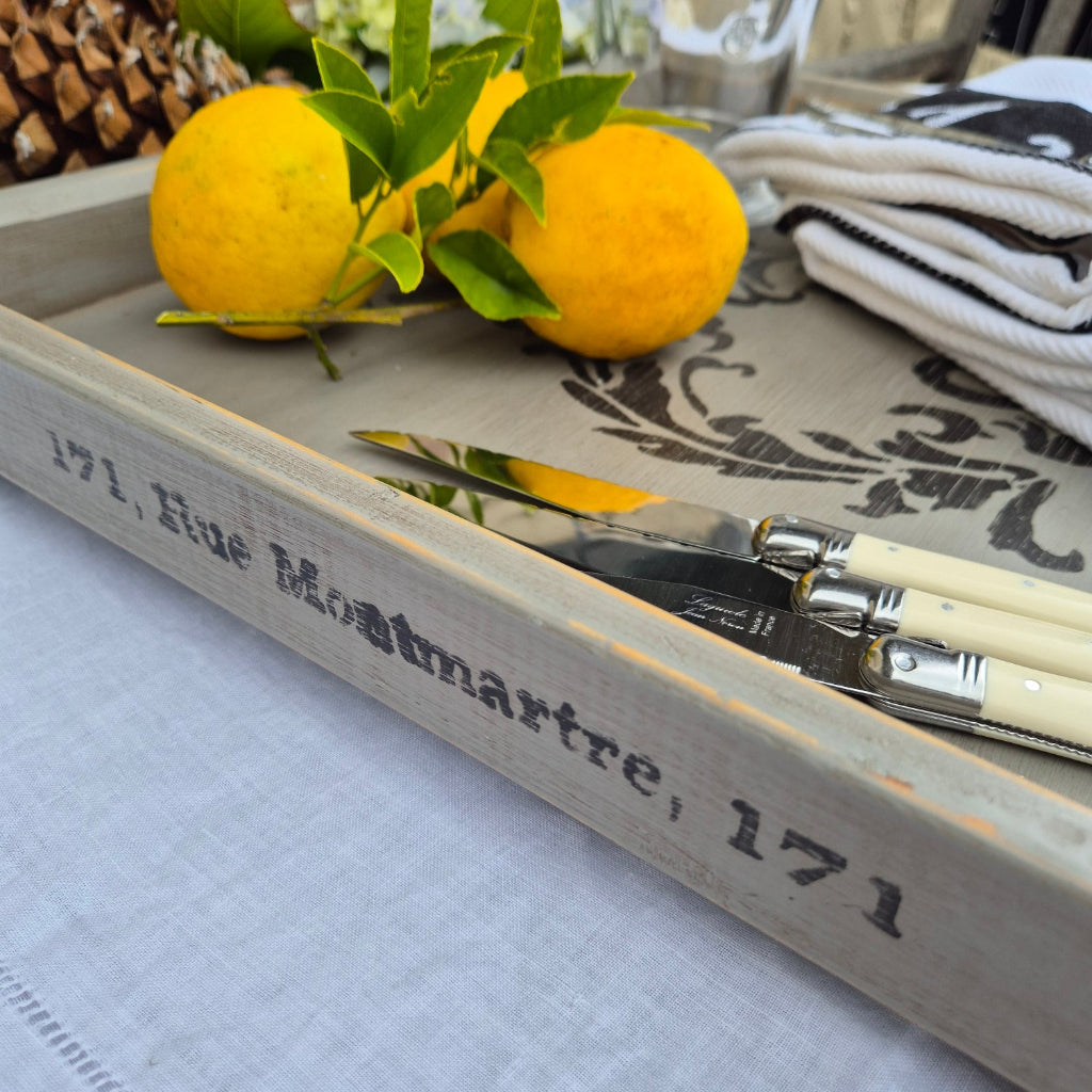 French Styled Rustic Tray