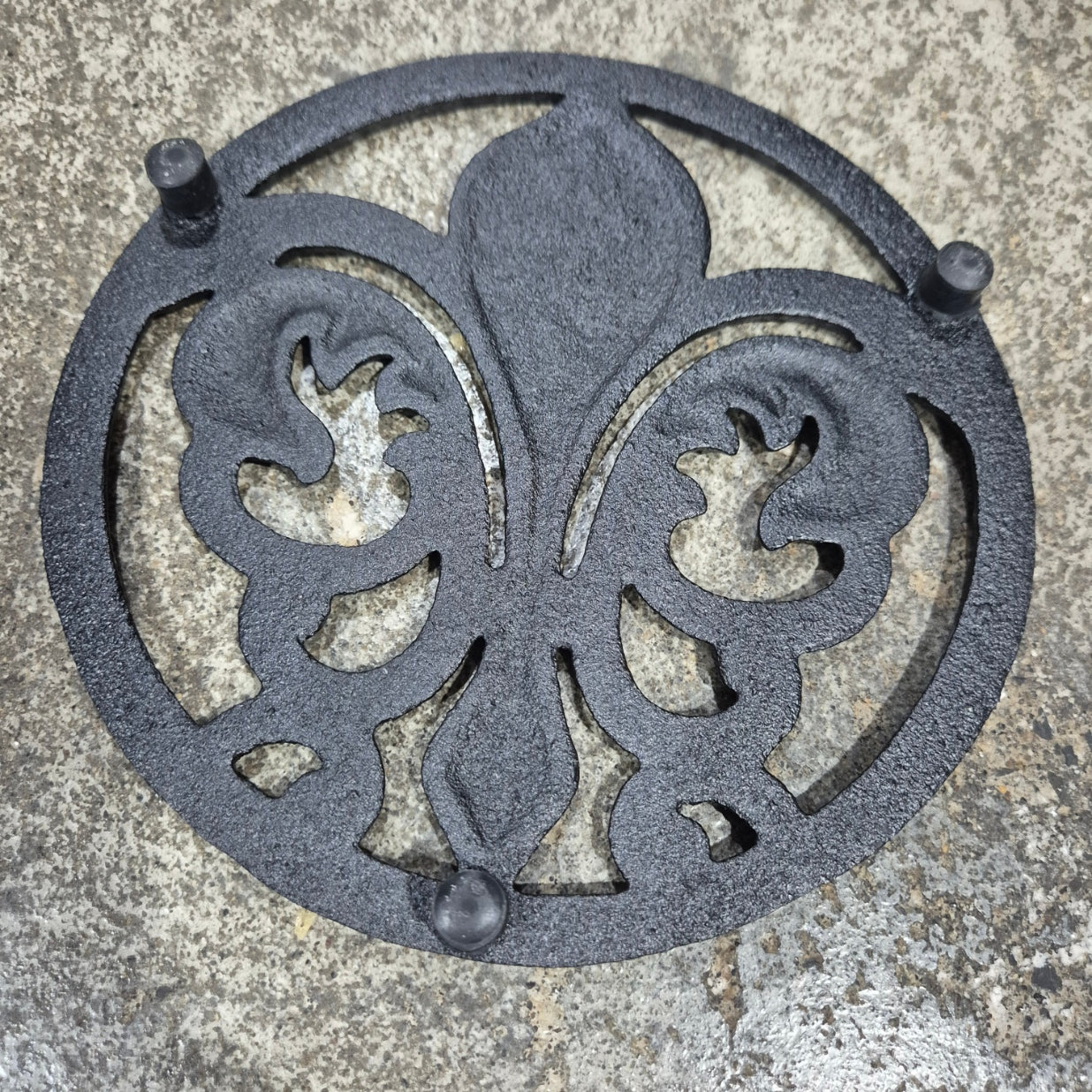 Fleur De Lis Iron Trivet