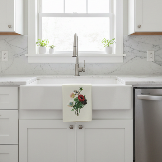 Anenome Tea Towel | 100% Pure Linen
