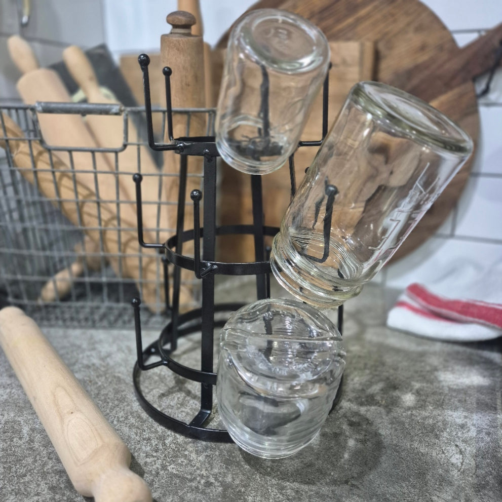 Bottle Dryer with Agee Jars