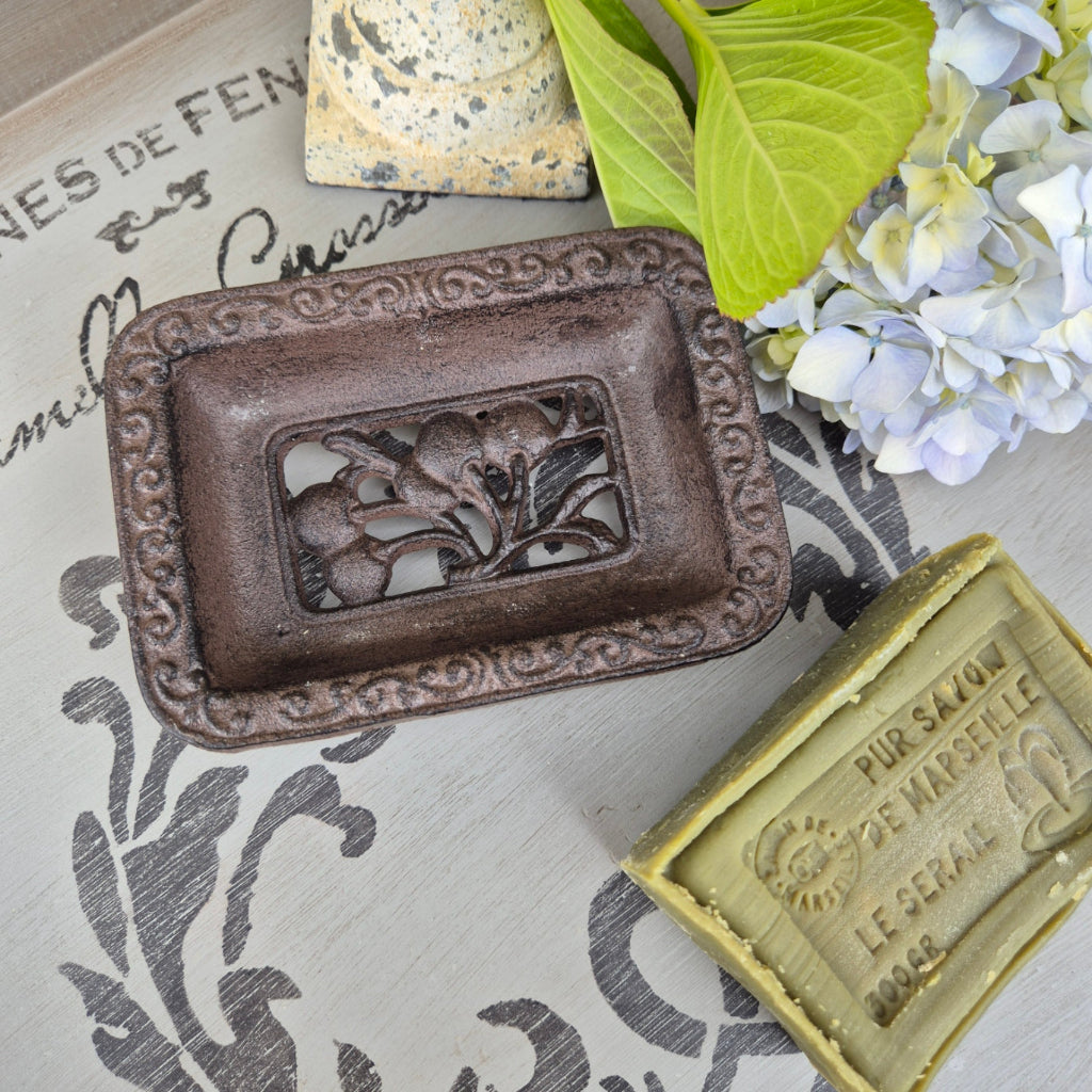 Cherry Cast Iron Soap Dish