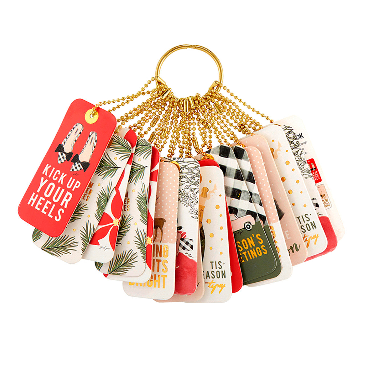 Christmas Metallic Gift Tags