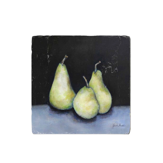 Midnight Pears Trivet