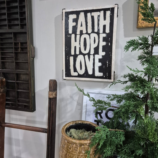 Faith Hope Love Art