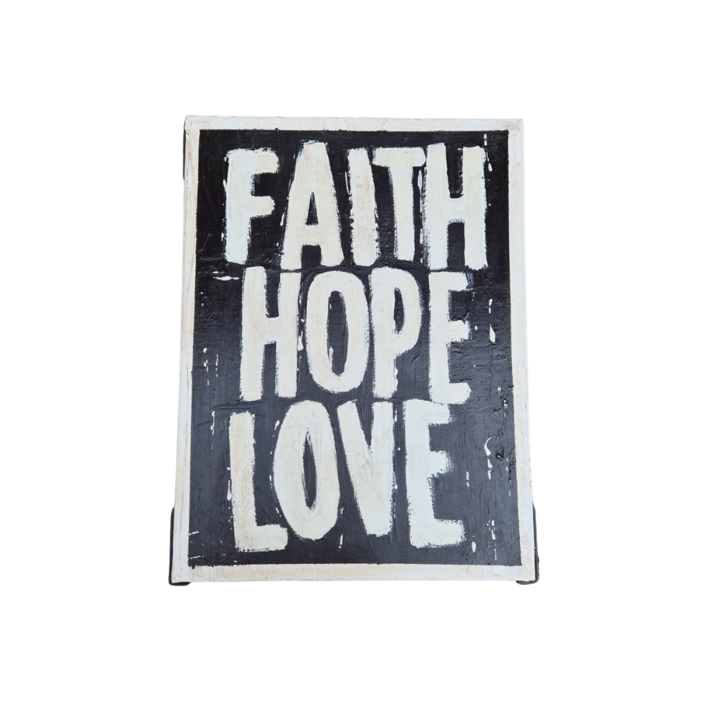 Faith Hope Love Clear Cut Art