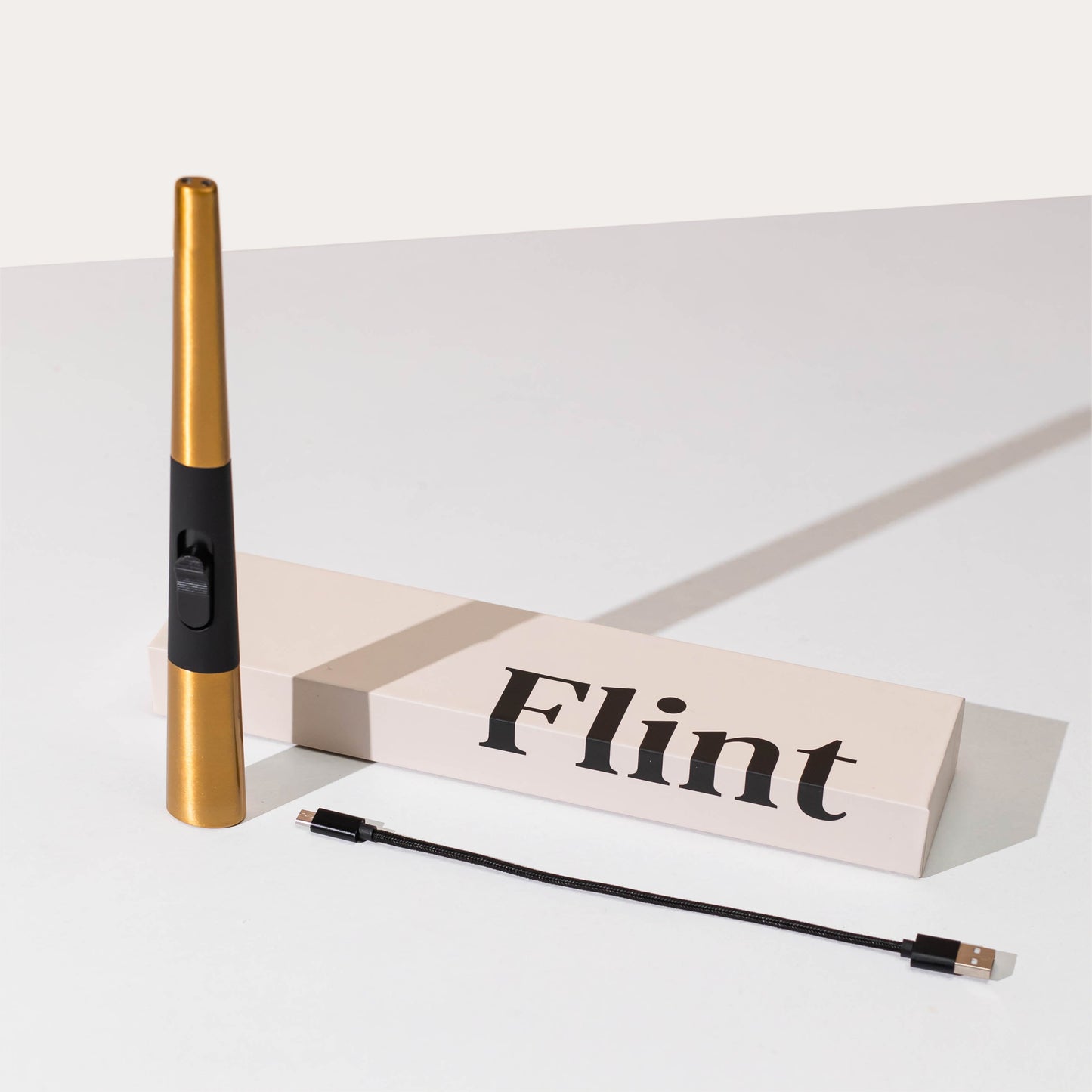 Flint USB Gold Lighter